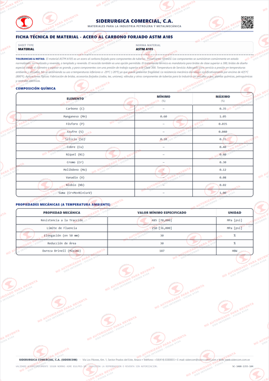 Elbolet de 1 1/2" para Codo de 4", Clase 3000, Socket Weld (SW), Acero al Carbono A105, MSS-SP-97