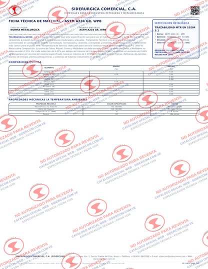 Tapa (Cap) Buttweld de 1 1/4", Acero al Carbono A234-WPB, Schedule XXS, ASME B16.9